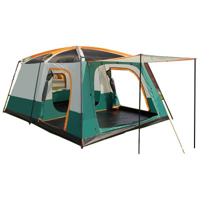 China Extended Type 6 Person Family Double Layer Waterproof Luxury Outdoor Camping Tents for sale