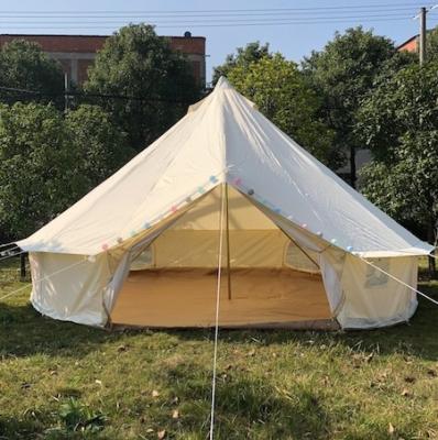 China Extended Type 900D Oxford Canvas Waterproof Ripstop 5m Bell Tent for sale