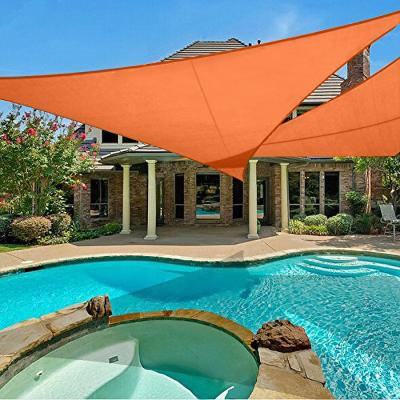 China Triangle Waterproof Tarpaulin Anti-UV Sun Sails Shade For Outdoor Park Garden Swimming Pool 3x3x3m for sale