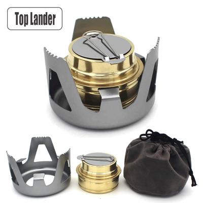 China Manual Free Logo Customization Portable Backpacking Outdoor Camping Cooking Tent Alcohol Stoves for sale