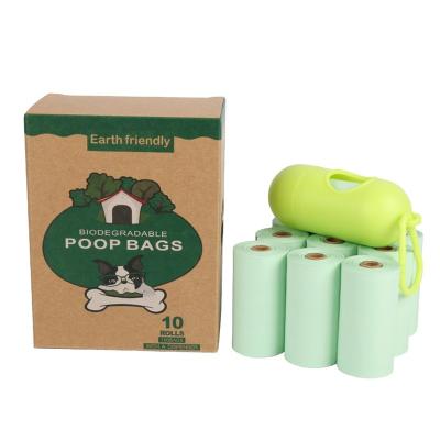 China Viable Factory Wholesale Disposable Dog Poop Bag Environmental Protection Pet Biodegradable Waste Bags Polylactic Acid Dog Poop Bag for sale