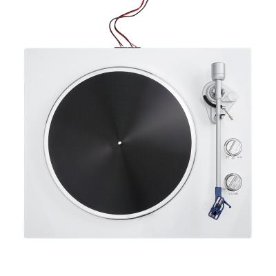 China MDF+Aluminum 1/3 Belt-Drive Audio-Tech Full Automatic Stereo Turntable Black HiFi Plays 33 AT-3600L and 45 RPM Vinyl Records for sale