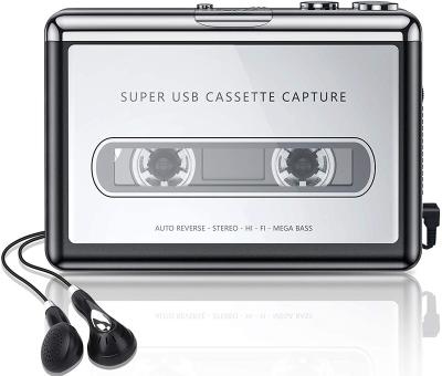 China Student Gift USA Factory Factory Cassette Recorder Player USB Silver Disk To PC 4.3 x 3.1 x 1.1 inch for sale