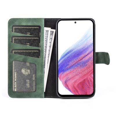 China New Shockproof Leather Phone Case For Samsung A53 5G ilned Phone Case For Samsung Cell Phone Case With Wallet for sale