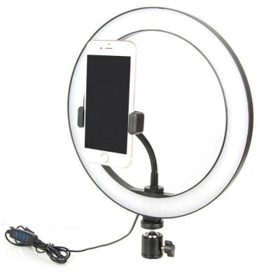 China Adjustable Color Tempurate Wholesale 6 Inch Led Circle Ring Light With Phone Bracket For YouTube Live Stream Makeup Photography Visual for sale