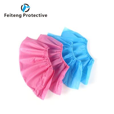 China Used In Disposable Medical Non Woven Non Woven Boot Covers Hospital Anti Skid Surgical Shoe Cover for sale