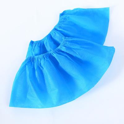 China Doctor's Boot Blue Booties Disposable Nonwoven Shoe Covers Inflatable Cap and Anti-slip Nonwoven Shoe Cover for sale