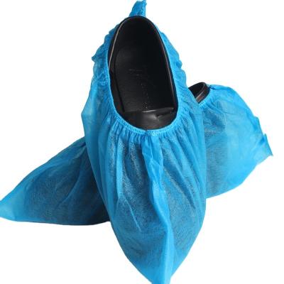 China With Anti Slip Printing Or Not Feiteng Plastic Waterproof Shoe Cover 17*40cm 25-35gsm PP Disposable Shoe Cover for sale