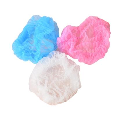 China Disposable non-woven non-woven shampoo cap sbpp disposable eeg cap cook hat 21 inch for sale