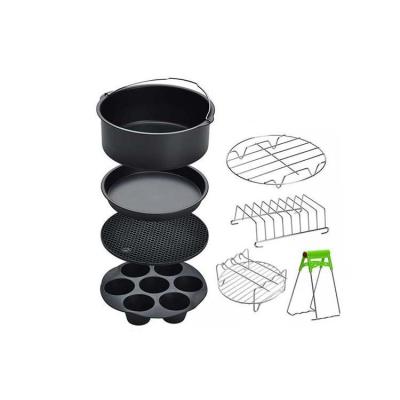 China Non Stick Good Selling Airfryer Accessories Silicone Set For Liners Fit 6 In 1 Air Fryer Oven for sale