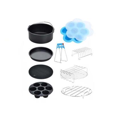 China Non Stick Fashion Silicone Pot Replacement Oil Basket Air Fryer Accessories Set for sale