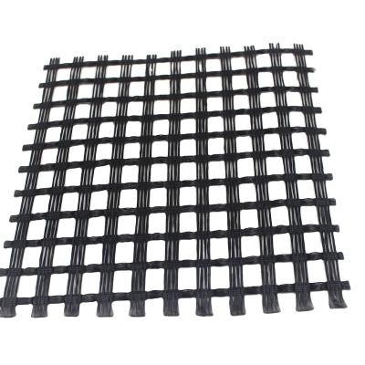 China Competitive Price 200/50 KN/m Industrial Uniaxial PET Polyester Geogrid for sale