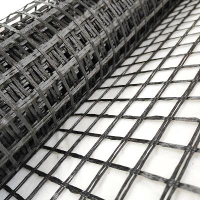 China Elastic Strength Modulus High Tensile Polyester Geogrid For Civil Engineering for sale