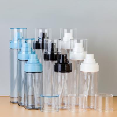 China BEAUTY PACKAGING Hot Sale Alcohol Clear Petg Mist Spray Bottles Cosmetic Packaging 80ml 100ml 120ml Empty Plastic Spray Bottle for sale