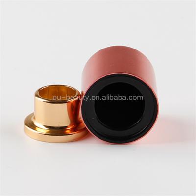 China Aluminum Perfume Cap 15mm Black Color Aluminum Magnetic Perfume Cap for sale