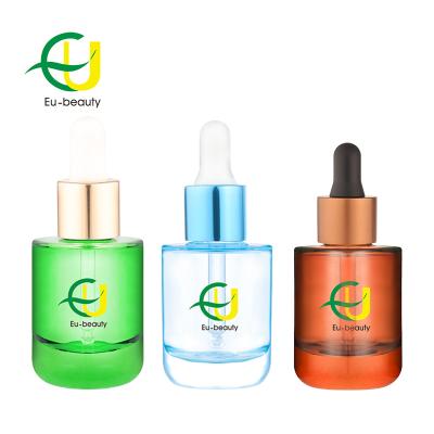 China Personal Care 20ml Customization Cosmetic Glass Dropper For Essential Oil Glass Bottle for sale