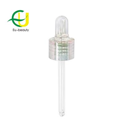 China Wholesale Custom 20/410 Plastic Dropper Non Refillable With PVC Clear Bulb for sale