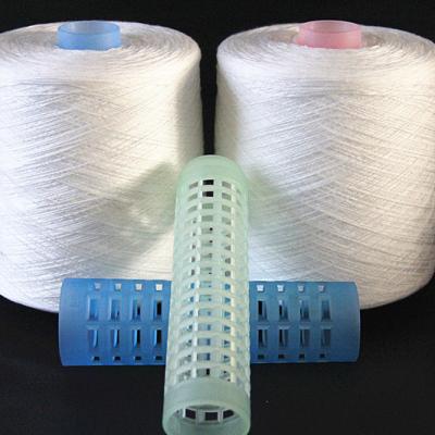 China Factory sale 202 Anti-bacteria high quality 302 402 502 602 evenness and sewing use 100% polyester spun yarn 603 for sale