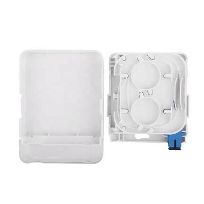 China FTTH FTTB FTTX Mini Network 1 Core 2 Core ftth Fiber Optic Splitter Box Termination Box Termination Box for sale