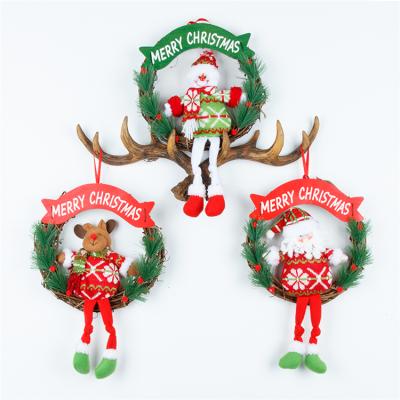 China Christmas Party Decorations Tending Christmas Warm Decoration Products Excellent Quality Christmas Old Man Garland for sale