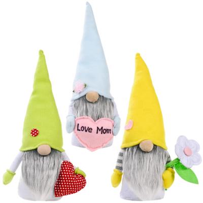 China Cute Faceless Dolls Rudolph Cap Plush Gnomes Mother's Day Gift 2021 New Room Decor Mother's Day Home Office Decor Items for sale