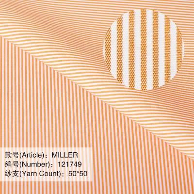 China Breathable cotton yarn dyed stripe fabric for sale