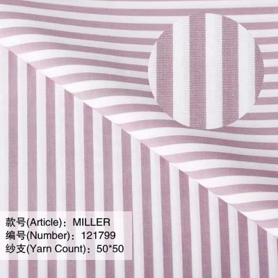 China Breathable Cotton Yarn Dyed Stripe Fabrics for sale