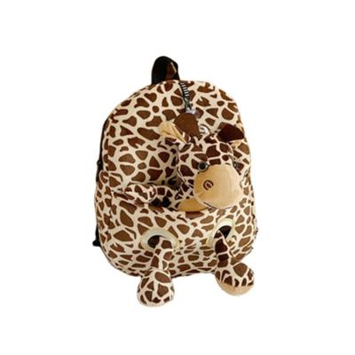 China Other Factory Price Crystal Super Soft Plush Backpacks Cheap Cartoon Kids Backpack for sale