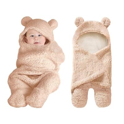 China Latest Hot Selling PORTABLE Cartoon Customized Plush Microfiber Baby Wrap Covering for sale