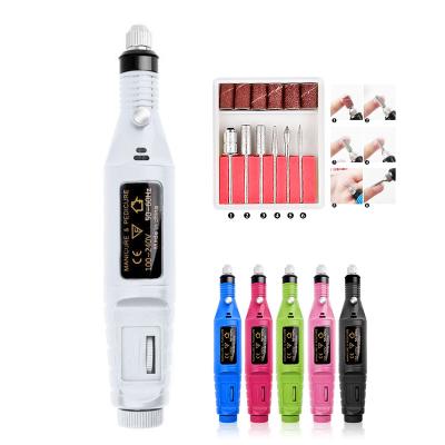 China Manicure Wholesales Polishing Nail Tools Mini Electric Nail Polisher Portable Electric Nail Polisher for sale