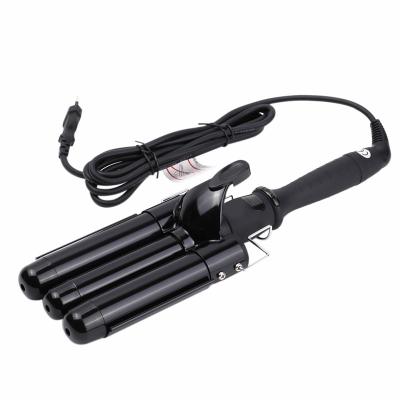 China Don't Hurt Curly Hair China Goods Wholesale Top Curling Iron 3 Barrel Hair Hesitate Salon Hair Curlers Sleek Fast Heating Rollers for sale