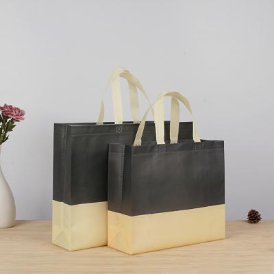 China Microwavable Grocery Recycled Eco Bag PP Non Woven Bags Laminated Carry Shopping Bag With Custom Printing Logo for sale