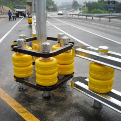 China Safe Bridge Traffic Eva Barrel Rotation Cylinder Roller Guardrail Roller Anti Corrosion Barrier for sale