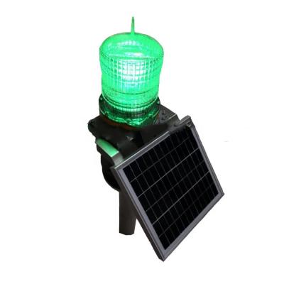 China Aviation Aluminum Marine Obstruction Warning Light Solar Power for sale