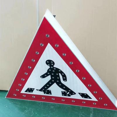 China Street Road Parking Safety Traffic Control Aluminum Sign Customized Reflective Warning Reflective Road Sign for sale