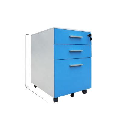 China (Height)Adjustable Office Furniture 3 Drawers Movable Closet Storage Cabinet for sale