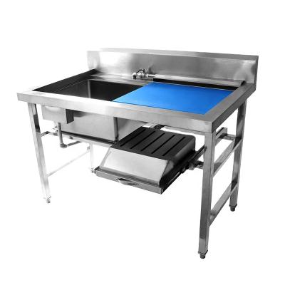 China OEM Durable High Quality 304 Stainless Steel Single Dissection Table for sale