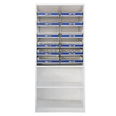 China Environmental Friendly Pharmacy And Medical Sloped Bin Shelving Pick Rack Used In Hospital for sale