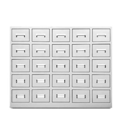 China Modern hospital use steel medicine pharmacy 57 drawers cabinet in hotsale for sale