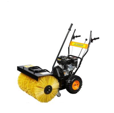 China Hotels 6.5HP 70cm Width Cheap Operating Portable Hand Snow Plow Snow Sweeper for sale