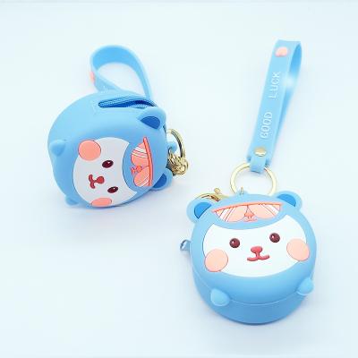 China New Fashion Cartoon Design Portable Animal Shape Silicone Mini Wallet Promotional Cute Coin Purse Gifts for sale