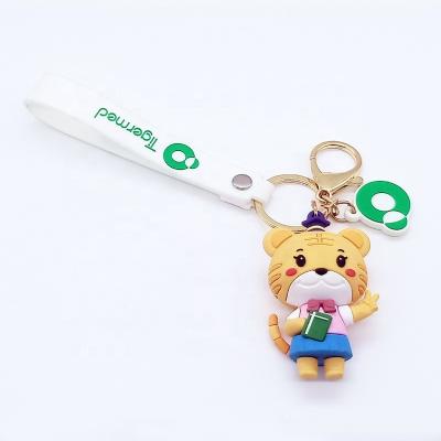 China Professional Custom Cute 3D Cartoon Service Dongguan Factory OEM ODM Soft PVC Key Chain For Promotion Gifts Advertising for sale