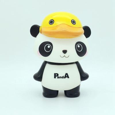 China Animal Maker Custom Vinyl Toy Cartoon Model Animal Figure Panda Mascot Figurine Toy made to order figurine for sale