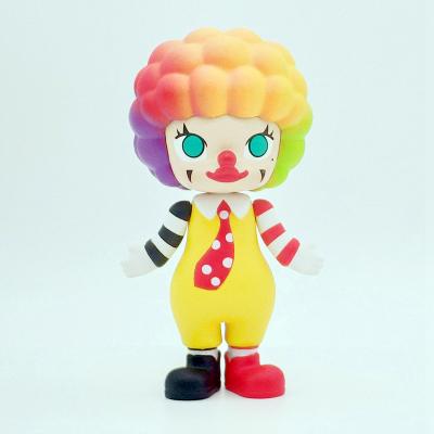 China Action Figure Custom Accept Your Own Design 3D Cartoon Figure Clown Figures Toy Plastic PVC Action Figures for sale