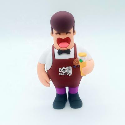 China Action Figure Fashion New OEM Custom Design Restaurant Ambassador Plastic Action Figure Toy From Dongguan Factory for sale