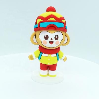 China Action Figure Accept Your Custom Design Education Figure Online 3D Image Soft Rubber PVC Figure Toys For Sale for sale