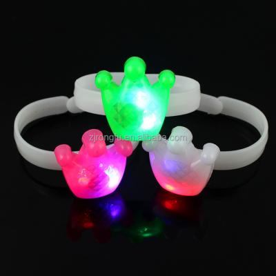 China Luminous Colorful LED Wristband Buttons Concert Party Flash Cheering Atmosphere Props Wholesale Manufacturers RF-933 for sale