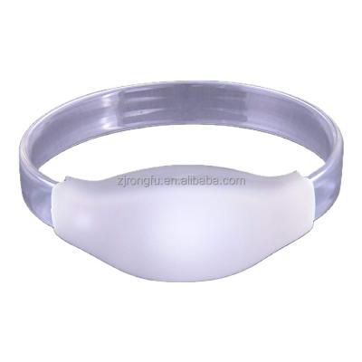 China LED wristband LED instant voice-activated music light bracelet can be printed LOGO wholesale manufacturers RF-116 for sale