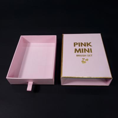 China Hexagon Aseptic Custom Paper Packaging Pink Box Perfume Box for sale