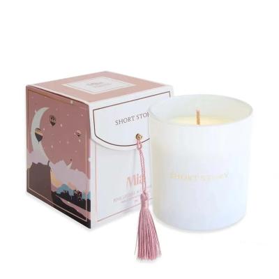 China China Wholesale Custom Logo Recyclable Luxury Candle Perfume Soap Handmade Tube Gift Packaging Box With Tassel for sale